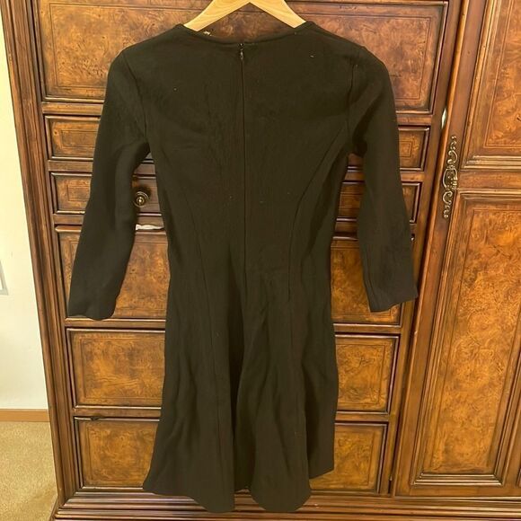 Theory long sleeve black dress - Picture 5 of 9